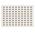Art design cream living room rug with minimalist black square dot pattern - Loop Velvet - Paris Apartment