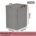 Extra large 180L houndstooth storage bag with side handle and heavy-duty zipper - XL Size - 180L
