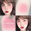 Lamelas single color blush 01 Peach Sugar for natural face glow and lasting brightness - 1# Peach Sugar