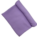 Elegant purple satin chiffon pleated scarf with a smooth draped texture and rolled edges - 180*70cm / Purple (32)