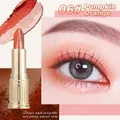 Zweifarbiger glitzernder Lidschattenstift in 06 Kürbis-Orange mit goldenem Glanz - 06# Kürbisorange