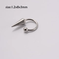 Steel Ball Horseshoe-1.2*8*3mm