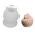 Molde de silicona huevo de dragón para velas DIY con medidas de 7,1x7,5cm y pequeño dragón - Huevo de Cría de Dragón