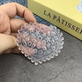 Stampo per unghie in silicone trasparente a forma di cuore con motivi marini - 128-Combinazione Oceanica