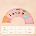 Pink waterproof Elizabeth collar size chart for cats and dogs with cute patterns - S (Suggested 0-3kg) / Lucky Dopamine Style