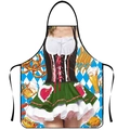 Oktoberfest beer festival apron featuring beer mugs and pretzels with O'zapft is slogan - Style 3/O'zapft is Slogan Illustration