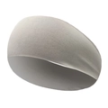Breathable high-elastic wide grey knitted sports headband for running and yoga - Gray