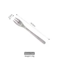 Forchetta da tavola opaca in acciaio inox 304 con misure 18,6cm e peso di circa 39g - Forchetta da Tavola
