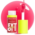 Hydrating pink lip drip oil with glossy finish and vibrant neon cap in a 4ml bottle - 04# Blood Rose
