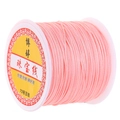 Pink size 72 jade thread cord roll for DIY jewelry weaving and beading projects - Water Pink