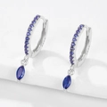 Silber-Blauer Zirkonia