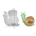 Translucent snail silicone mold for DIY resin pots and crafts with size dimensions - Snail Planter