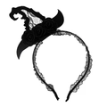Witch Hat Style D Lace (With Flower)