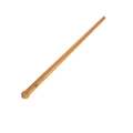 Macro view of a brown glowing wizard wand for kids with CE marking on white background - YT Generation 2 Wand - Yellow (Glow & Sound)