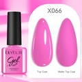 LILY'CUTE Soak Off Gel Polish in X066 vibrant rose pink 7ml with glossy and matte finish - Rose Pink (66)