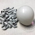 Matte gray macaron latex balloon for birthday parties and wedding decorations - Special Price Drop - 5-inch Mini Balloons (102 Pieces) Macaron Gray - A Must-have Choice