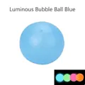 Blauwe lichtgevende kleverige plafondbal voor stressverlichting en sensorisch spel - 16.5g/6cm / Blauw