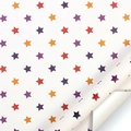 Colorful star pattern gift wrapping paper with red orange purple and blue stars - Colorful Stars