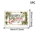Detailed view of Merry Christmas table mat with dimensions 44x29.5 cm and festive decor - 1 Piece
