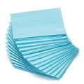 Blue disposable pet training pads with quilted texture for dogs and cats - Trial Pack / Blue Thin