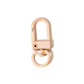 Iridescent pink champagne spring gate ring buckle alloy connector for DIY crafts - UV Grapefruit