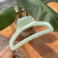 Elegante molletta per capelli da 10cm verde menta a forma di boccetta di profumo - Ciano gelatina
