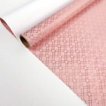 Pink gift wrapping paper roll with metallic rose gold geometric hexagons and patterns - Pink Gold