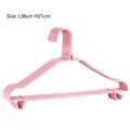 Nordic pink non-slip heavy-duty hangers for adult clothing, size 38cm by 21cm - 38cm x 21cm / Nordic Pink