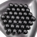 Polished natural dark crystal spheres 25mm in a triangular bowl for feng shui decor - 25mm No Hole Sphere / Obsidian
