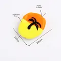 Evil eye pearl bracelet variant with yellow gradient bead and coconut tree motif - Yellow-Orange Palm Tree (L346810)