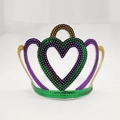 Pailletten kroon haarband feest haaraccessoires carnaval masker hoofddeksel artikel. - Pailletten Kroon Stijl 2