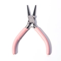 Pink handle round nose pliers for handmade jewelry making and DIY crafts projects - Round Nose Pliers