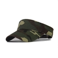 Detalle del patrón de camuflaje en esta visera parasol para deportes al aire libre - Talla Única(55-60cm) / Camuflaje Verde