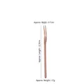Japanese rose gold 304 stainless steel dessert fruit fork with 12.9cm long handle - Fruit Fork / 130mm / Rose Gold