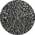 Square black acrylic beads with white alphabet letters A to E for DIY jewelry crafts - Letter A / Black Base White Letters (4.5*4.5*2.2mm)