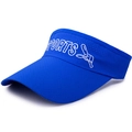 Lightweight royal blue open top sports sun visor with breathable mesh fabric - Sapphire Blue