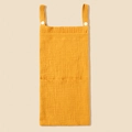 Organizer per culla in cotone mussola giallo senape con due tasche e cinturini - Giallo Zenzero