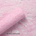 50x70cm light pink fiber texture wrapping paper for bouquets with translucent dream finish - Light Pink