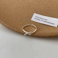 Elegant 925 sterling silver adjustable ring featuring a woven bow knot design - S925 Silver Bowknot Style(JZ0503)