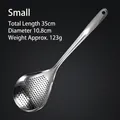 Piccola schiumarola in acciaio inox 304 con diametro 10,8 cm per filtrare in cucina - Piccolo