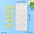 Detailed dimensions of antler silicone mold measuring 22cm by 9.1cm for DIY crafts - Antlers Theme (XL#)