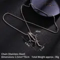 Gothic silver serpent pendant necklace with detailed scales and stainless steel chain - Lizard Gecko