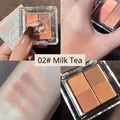 Mini Vier-Farben-Lidschattenpalette 02 Milk Tea mit matten und schimmernden Tönen - 02 Kleiner Milchtee