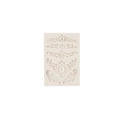 White silicone relief mold featuring five vintage European baroque patterns for fondant DIY - 4# Grey (15-26) / Gray