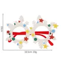Christmas party glasses frame for kids measuring 16.5cm width and 10cm height - Style 8 Gold Round Glitter