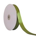 Grass green 2cm polyester satin ribbon roll for gift boxes and flower bouquets - Army Green
