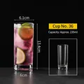 235ml Highball glass cylinder cup for mojito cocktail and juice with sleek clear finish - Style 36 Juice Glass
