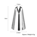 Stainless steel cake piping nozzle, 25mm large size cream decorating tip for baking - Size #16