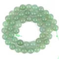 Polished round natural green fluorite gemstone beads for DIY jewelry making - Green Aventurine / 6mm/1 Piece Approximately 63 Pieces/21g