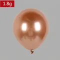 Single 10-inch rose gold metallic latex balloon weighting 1.8g for party decoration - Metallic Champagne Gold - Medium